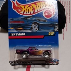 Hot Wheels '57 T-Bird Toy Car - Purple and Gold